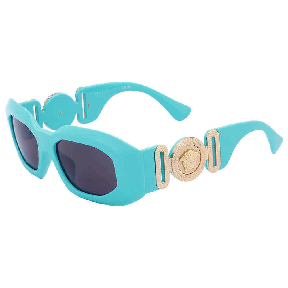 NWT Versace VE4425U Blue Oval 54mm Sunglasses